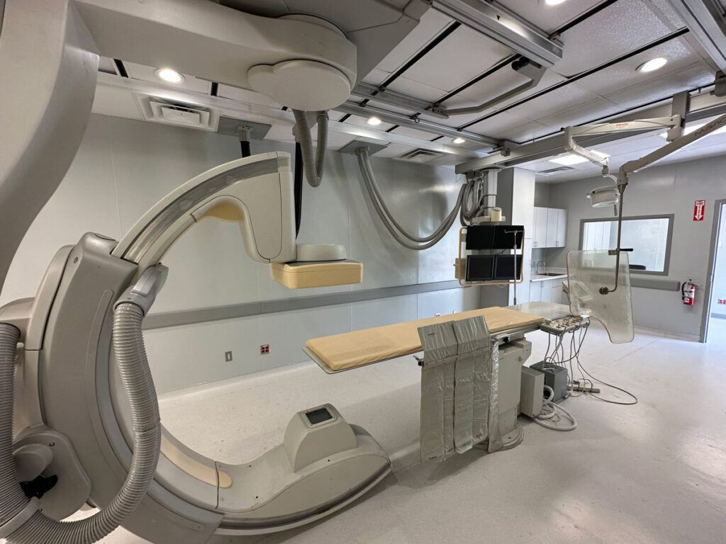 Interior of Modular Cath Lab.